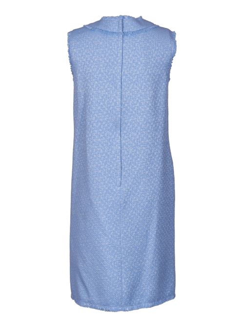 Rachel tweed sleeveless dress with DG logo DOLCE & GABBANA | F6ARUTHUMUAF3981